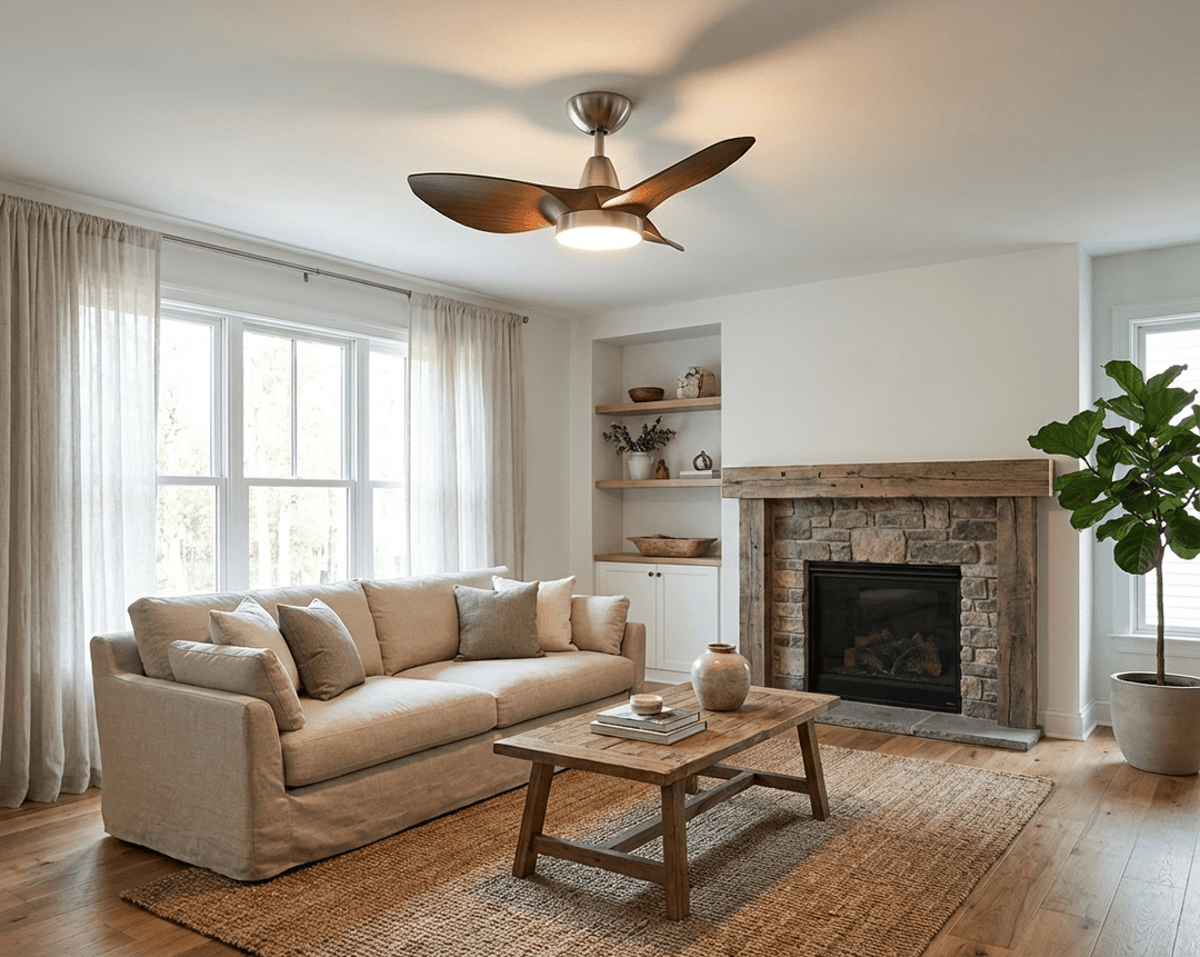 Mistral Aerodynamic Ceiling Fan Light - Vakkerlight