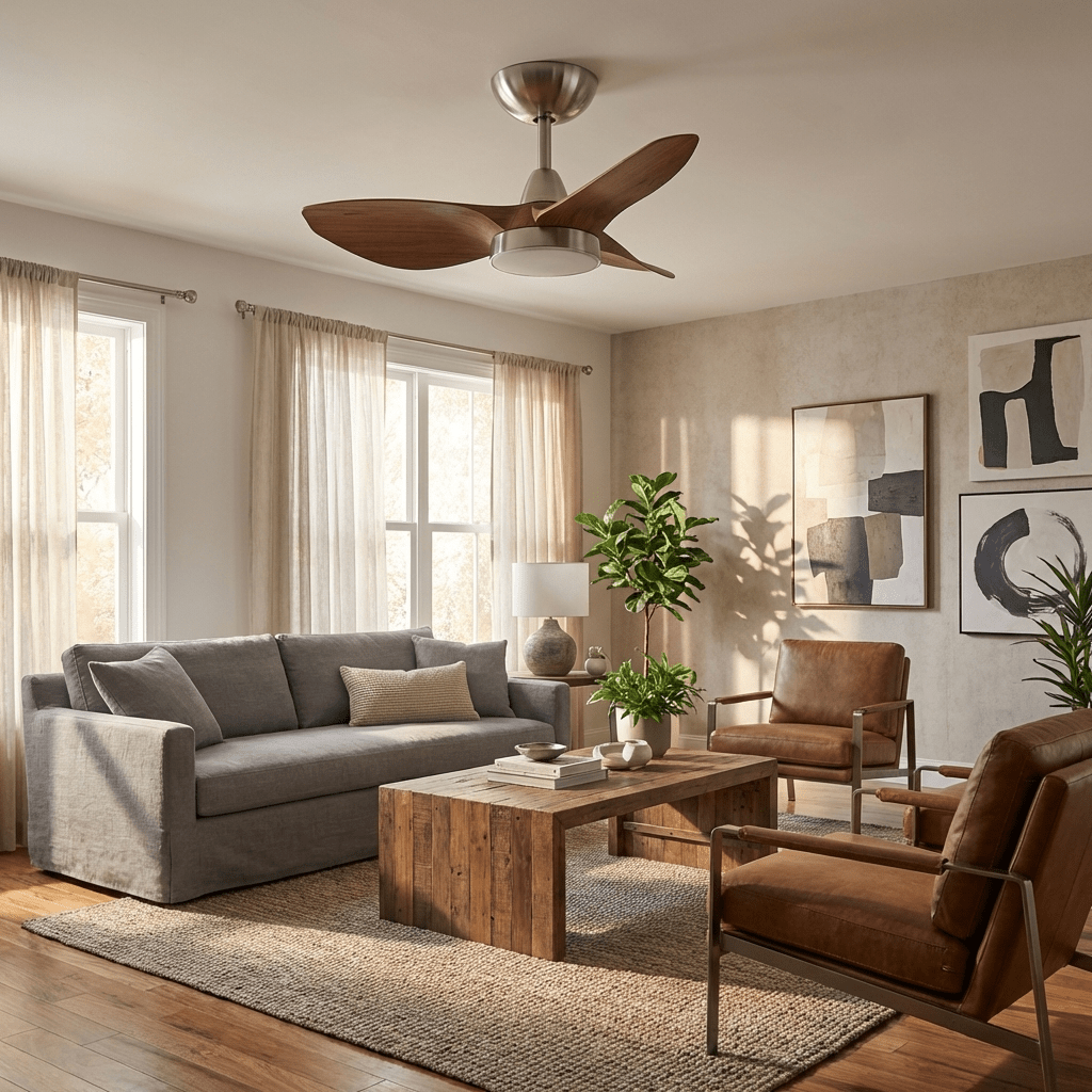 Mistral Aerodynamic Ceiling Fan Light - Vakkerlight