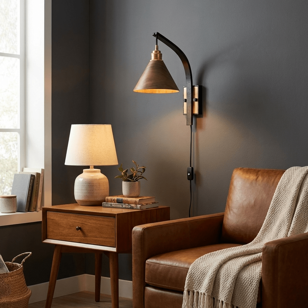 Camber Arc Plug - in Wall Sconce - Vakkerlight