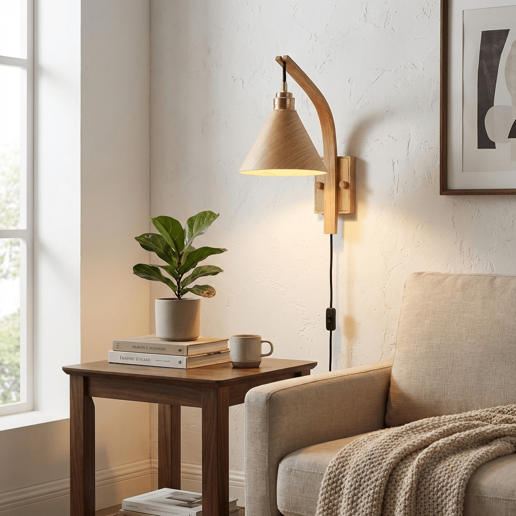 Camber Arc Plug - in Wall Sconce - Vakkerlight