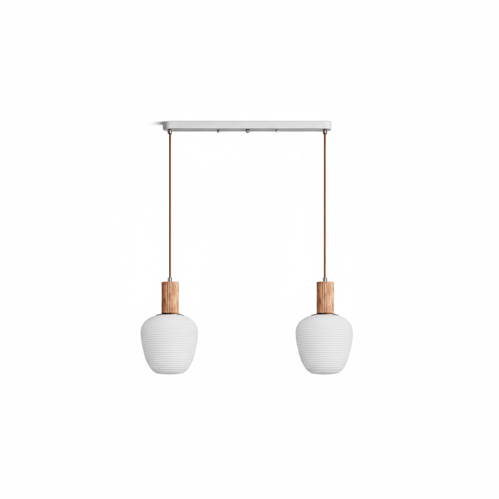 Elowen Fluted Opal Pendant Lamp - Vakkerlight