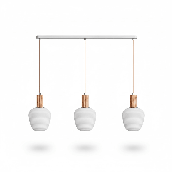 Elowen Fluted Opal Pendant Lamp - Vakkerlight