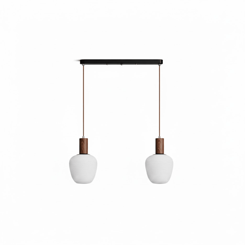 Elowen Fluted Opal Pendant Lamp - Vakkerlight