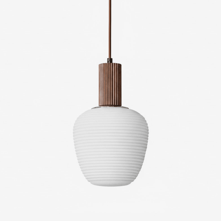 Elowen Fluted Opal Pendant Lamp - Vakkerlight