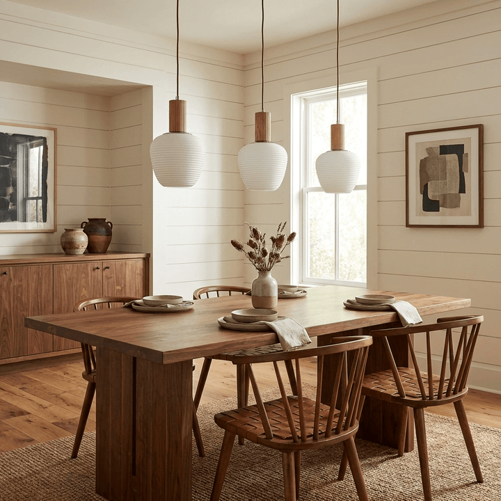 Elowen Fluted Opal Pendant Lamp - Vakkerlight