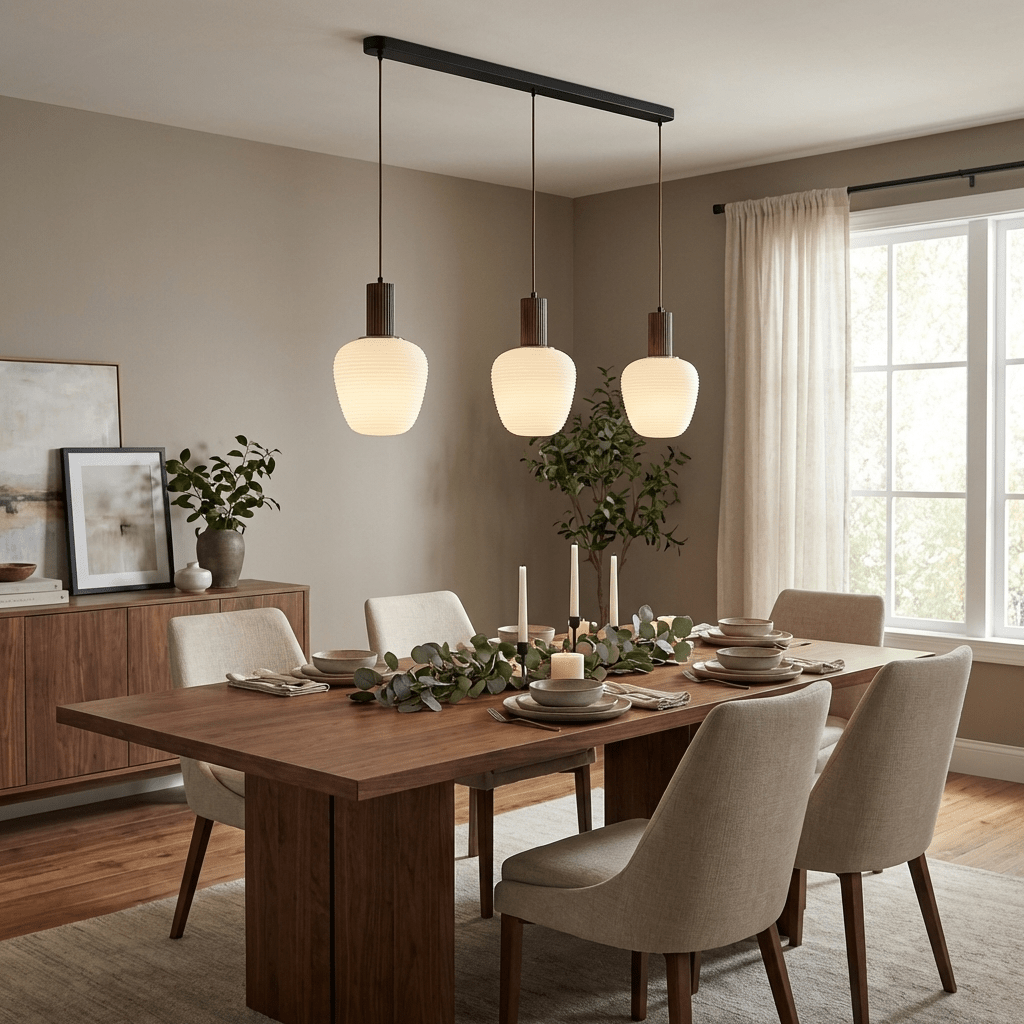 Elowen Fluted Opal Pendant Lamp - Vakkerlight