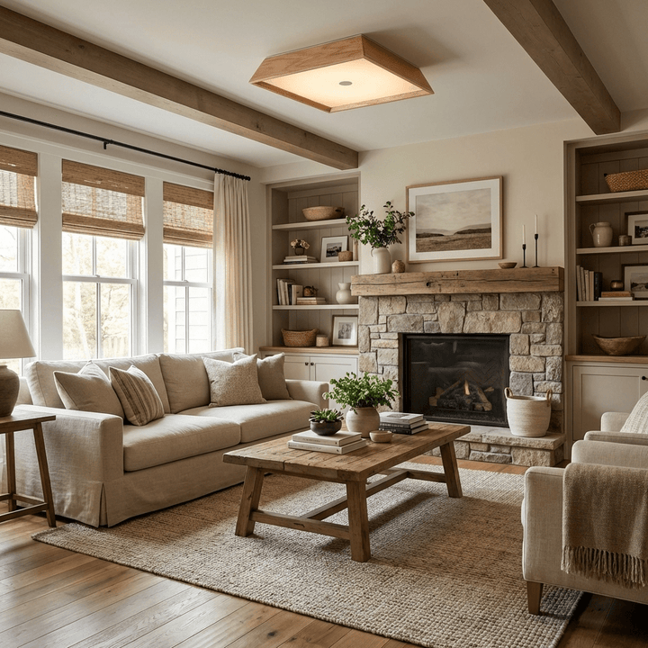 Lumo Wood Ceiling Light - Vakkerlight