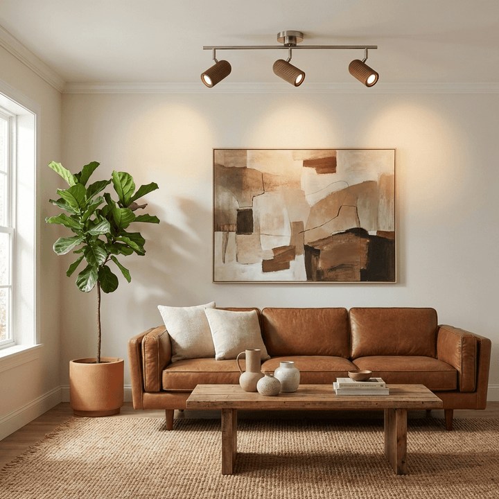 Trio Wood Ceiling Light - Vakkerlight