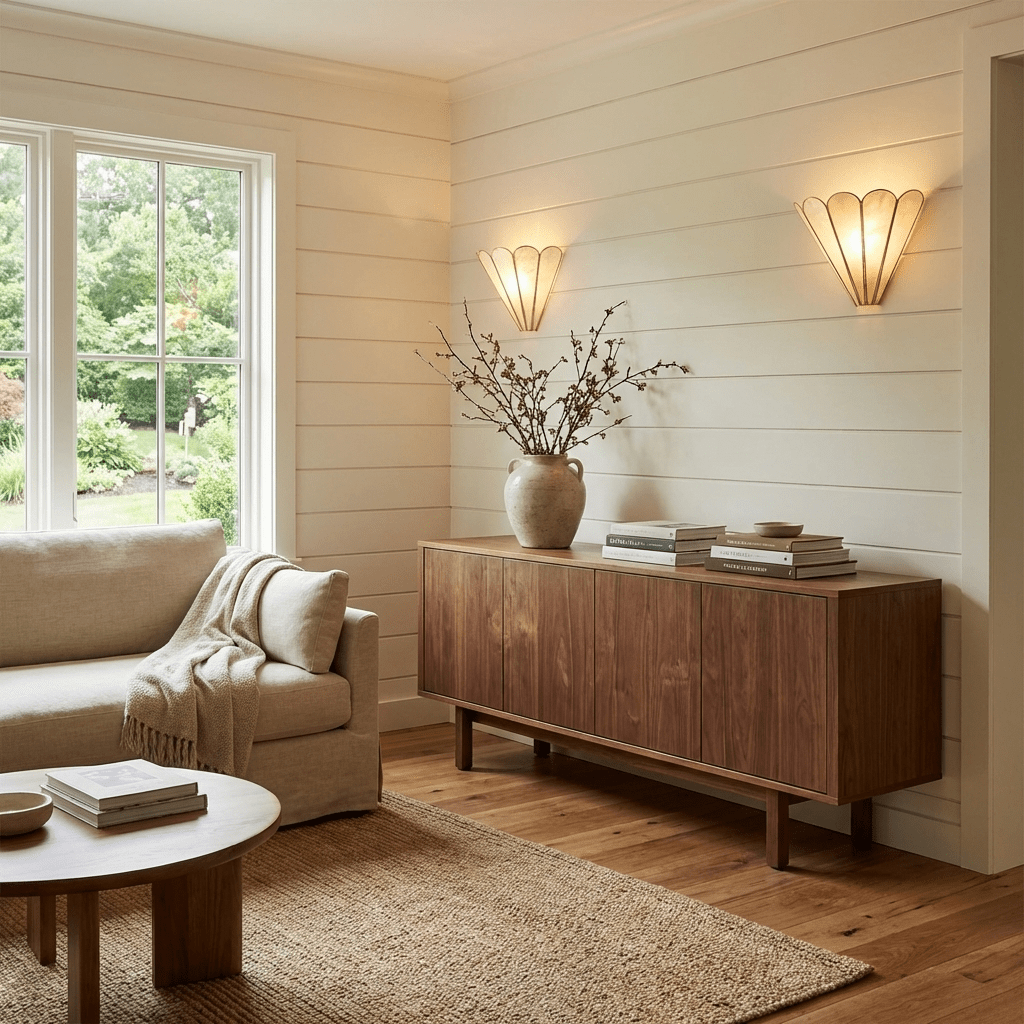 Mica Shell Petal Wall Lamp - Vakkerlight