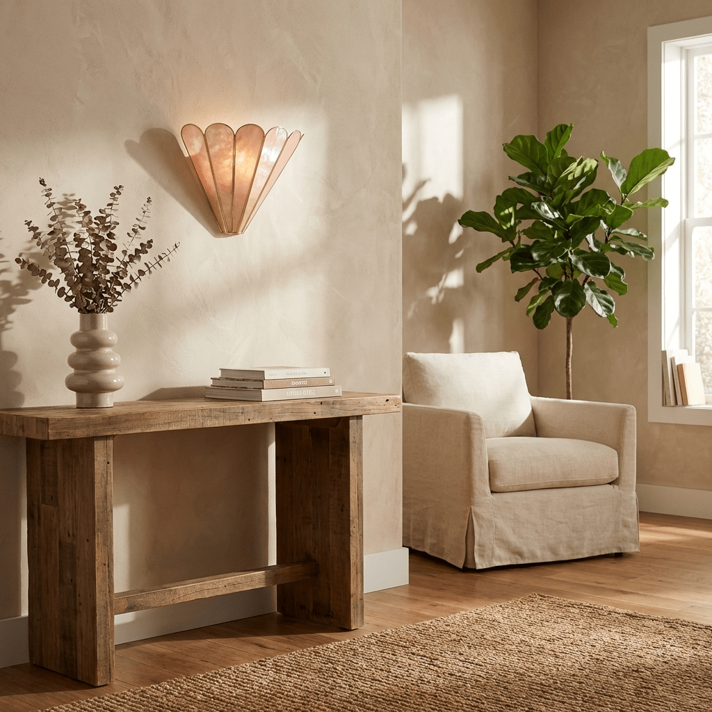 Mica Shell Petal Wall Lamp - Vakkerlight