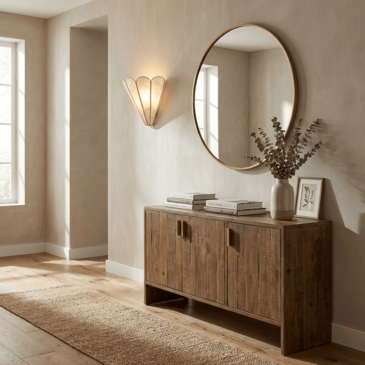 Mica Shell Petal Wall Lamp - Vakkerlight