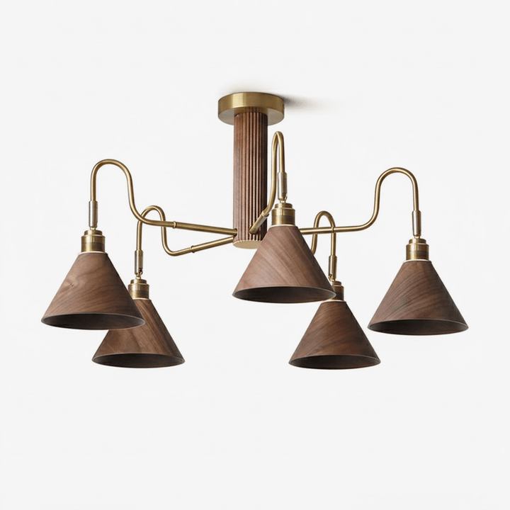 Bravik Wood Chandelier - Vakkerlight