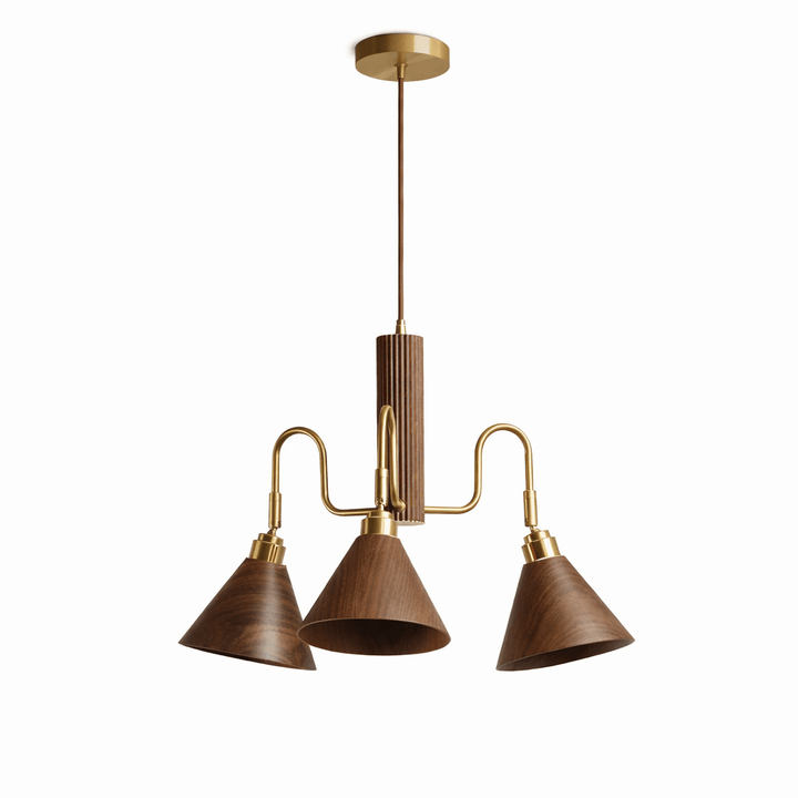 Bravik Wood Chandelier - Vakkerlight