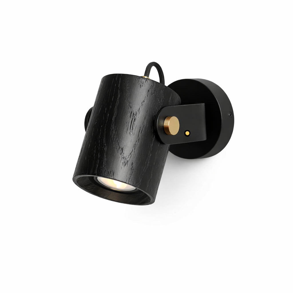 Brinka Wood Wall Spotlight