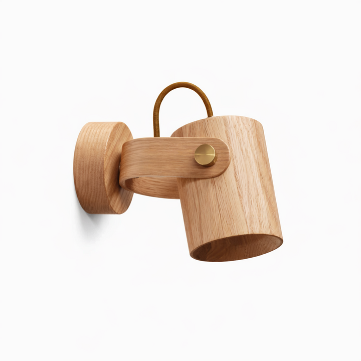 Brinka Wood Wall Spotlight
