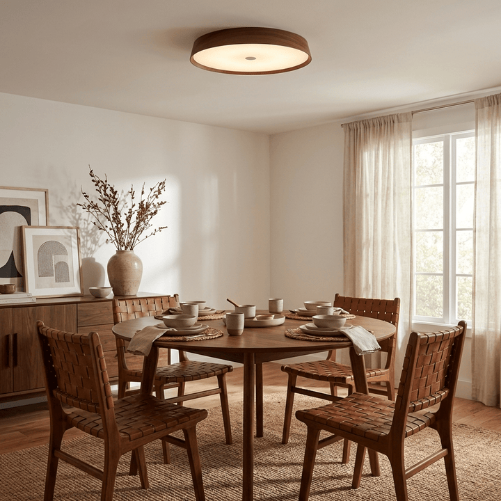 Lunara Wooden Ceiling Light - Vakkerlight