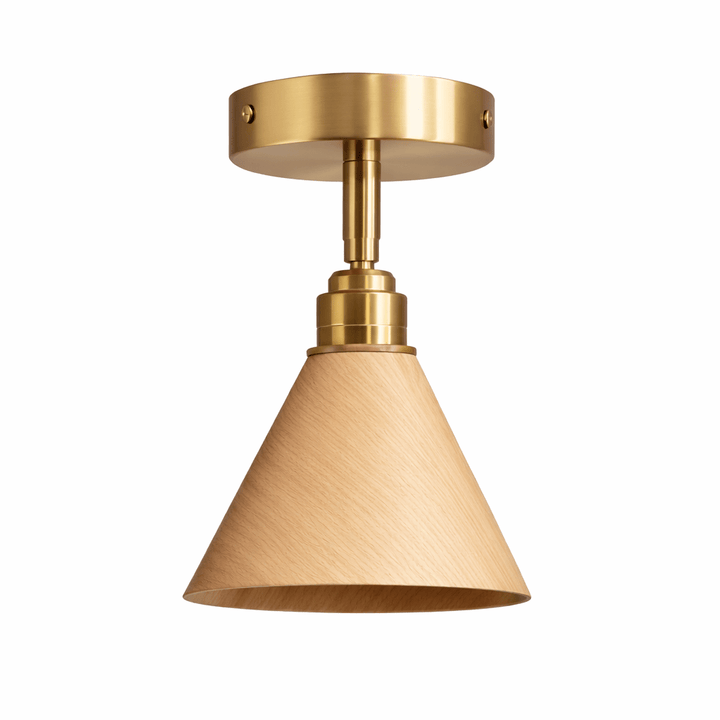 Cone Semi - Flush Ceiling Light - Vakkerlight