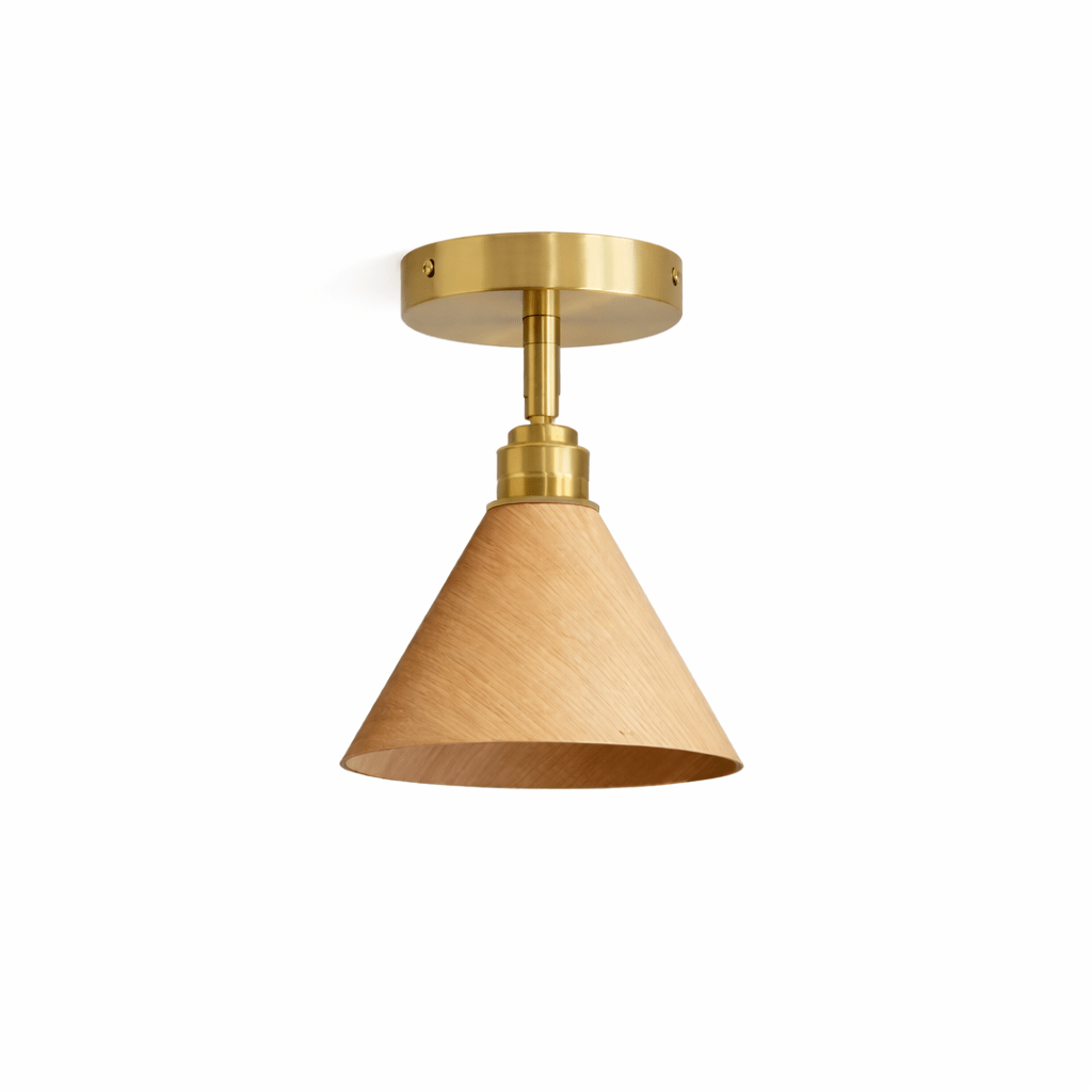Cone Semi - Flush Ceiling Light - Vakkerlight