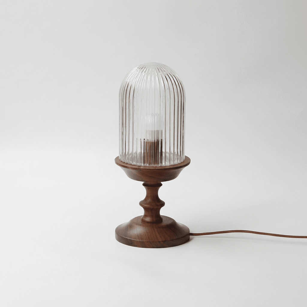 Calyra Ribbed Table Lamp - Vakkerlight