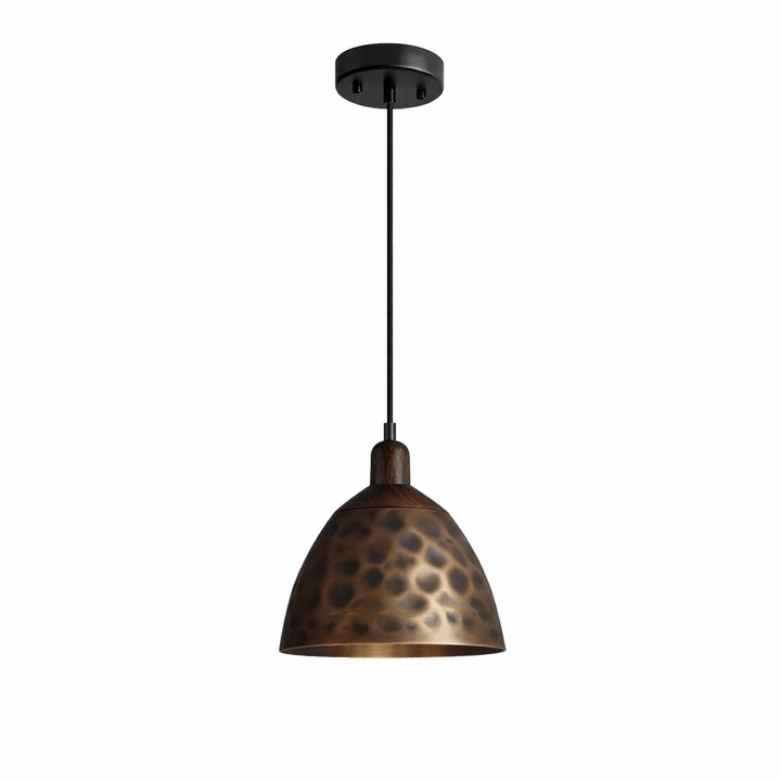 Dravik Hammered Brass Pendant Collection - Vakkerlight