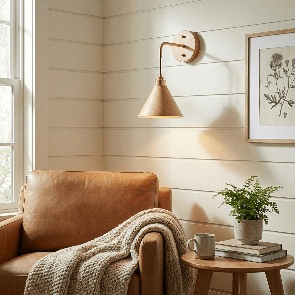 Norvyn Wood Drop Wall Lamp - Vakkerlight