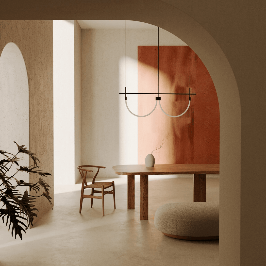 Serpentine Halo Chandelier - Vakkerlight