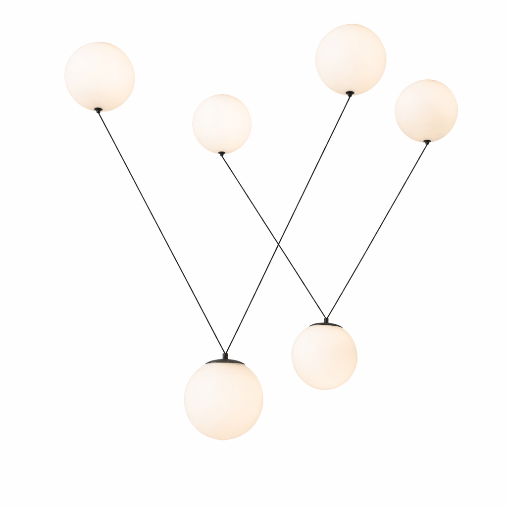 Asteris Multi Globe Pendant Lamp - Vakkerlight