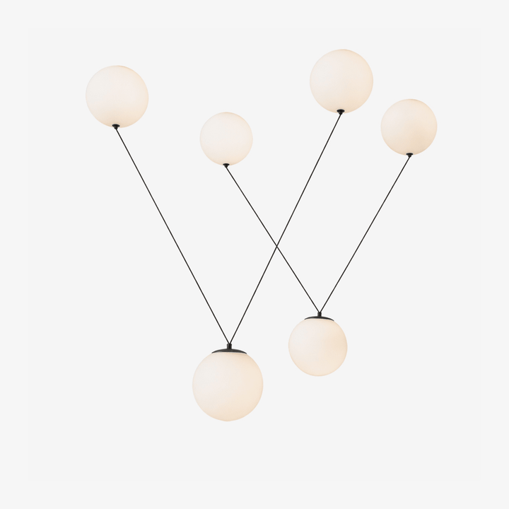 Asteris Multi Globe Pendant Lamp - Vakkerlight