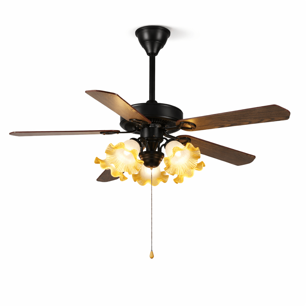 Bravelle Vintage Ceiling Fan Light - Vakkerlight