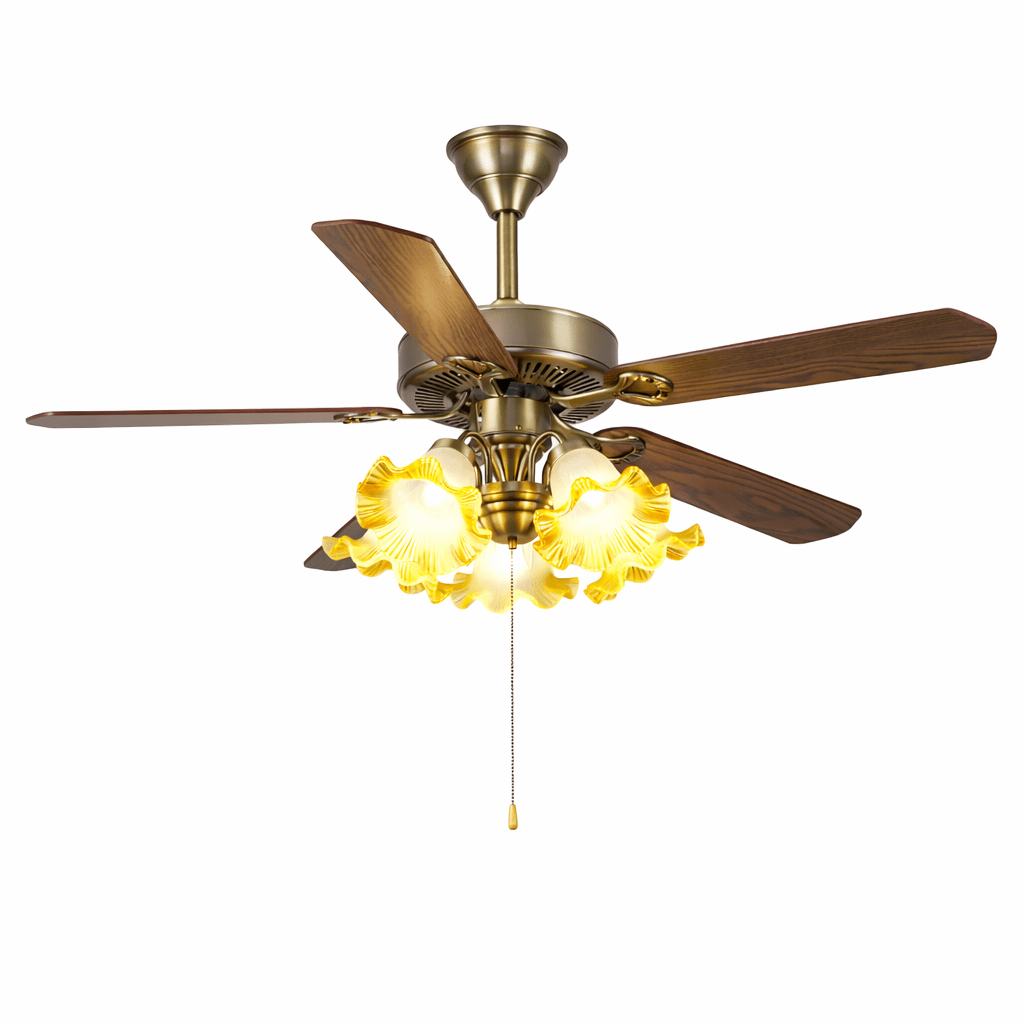 Bravelle Vintage Ceiling Fan Light - Vakkerlight