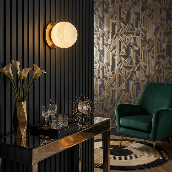 Alabaster Mini Orb Wall Lamp - Vakkerlight