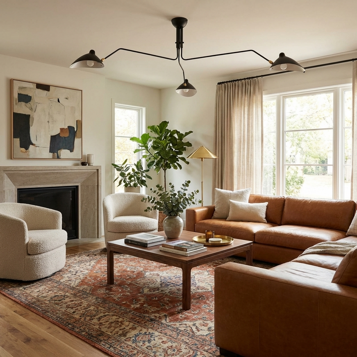 Serge Mouille Ceiling Light A