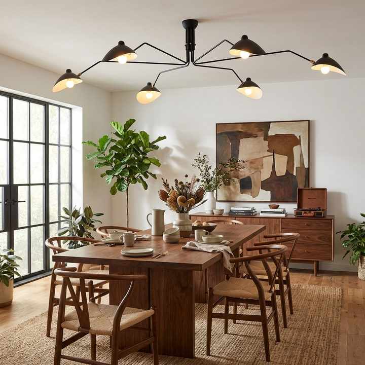 Serge Mouille Ceiling Light A