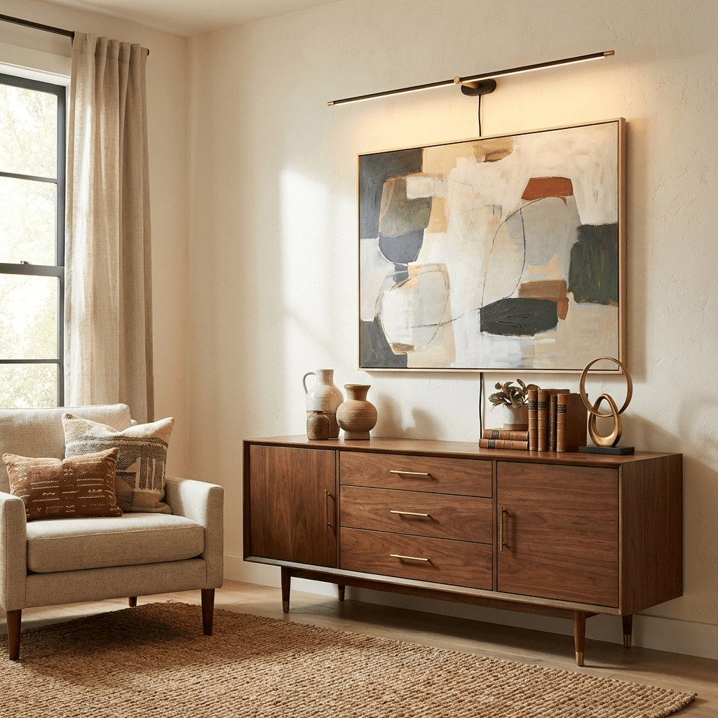 Minimalist Linear Plug-in Wall Lamp