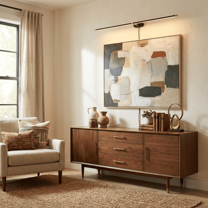 Minimalist Linear Plug-in Wall Lamp