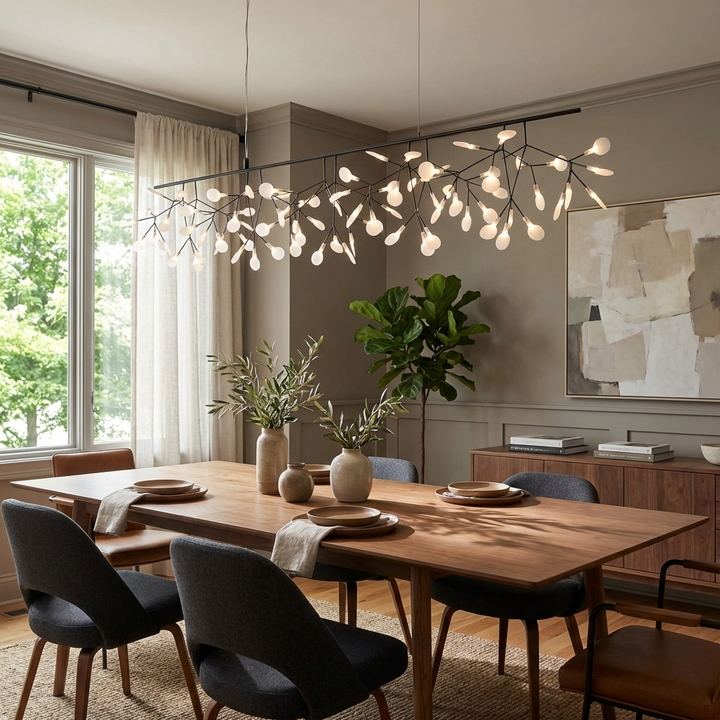 Black Firefly LED Chandelier