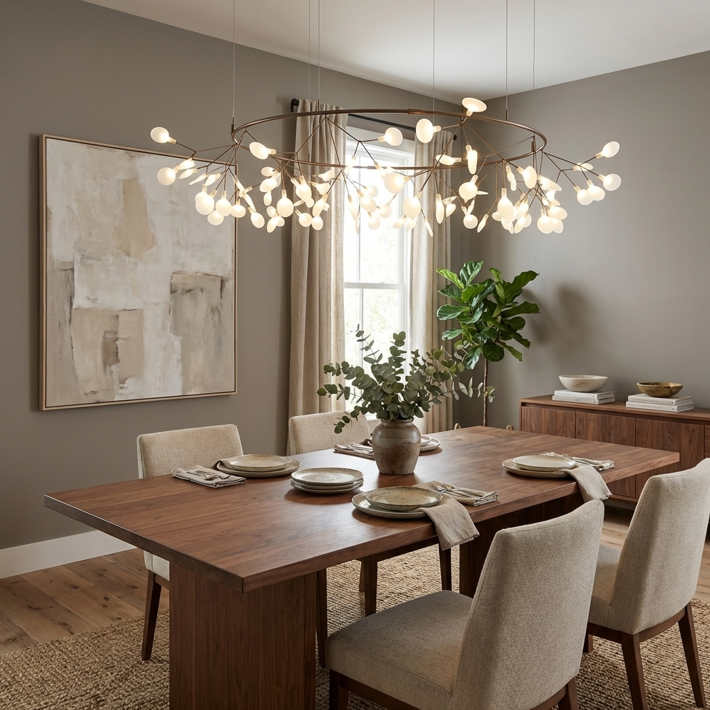 Black Firefly LED Chandelier