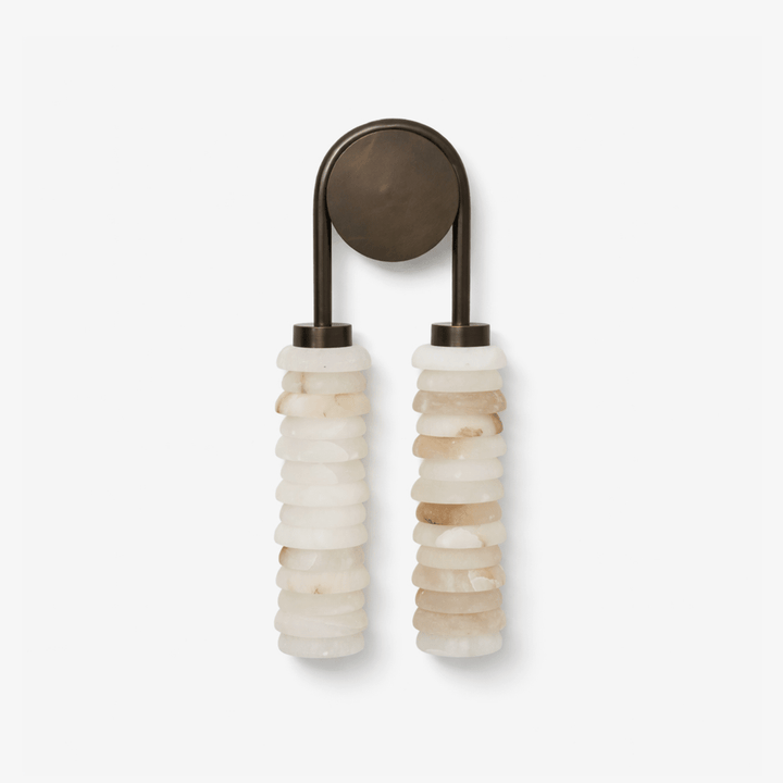Calla Ribbed Alabaster Sconce - Vakkerlight
