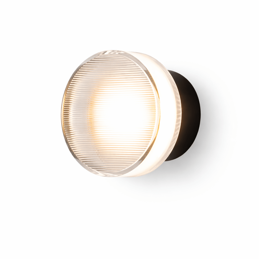 Luno Ribbed Glass Wall Light - Vakkerlight