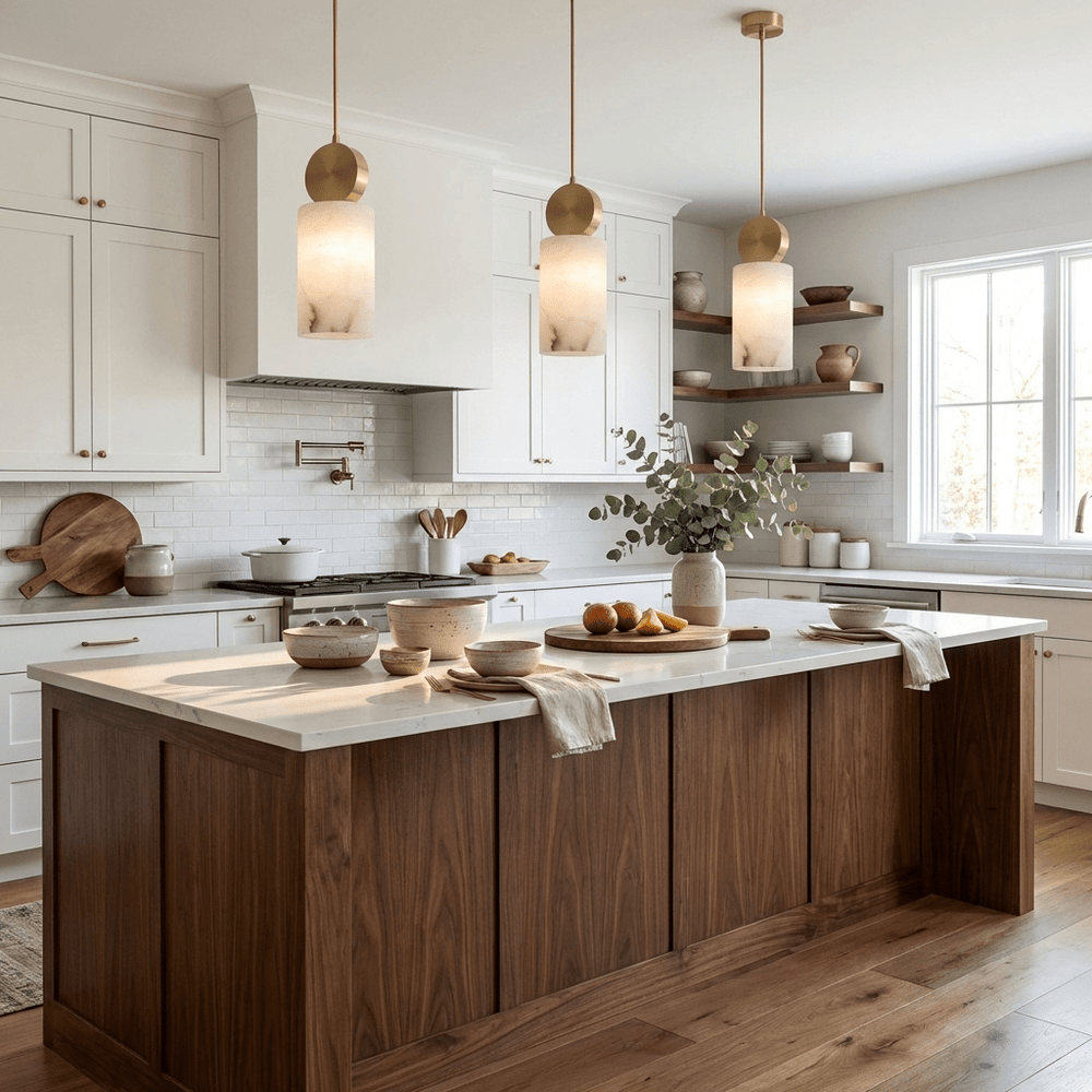 Etruscan Aabaster Pendant Light - Vakkerlight