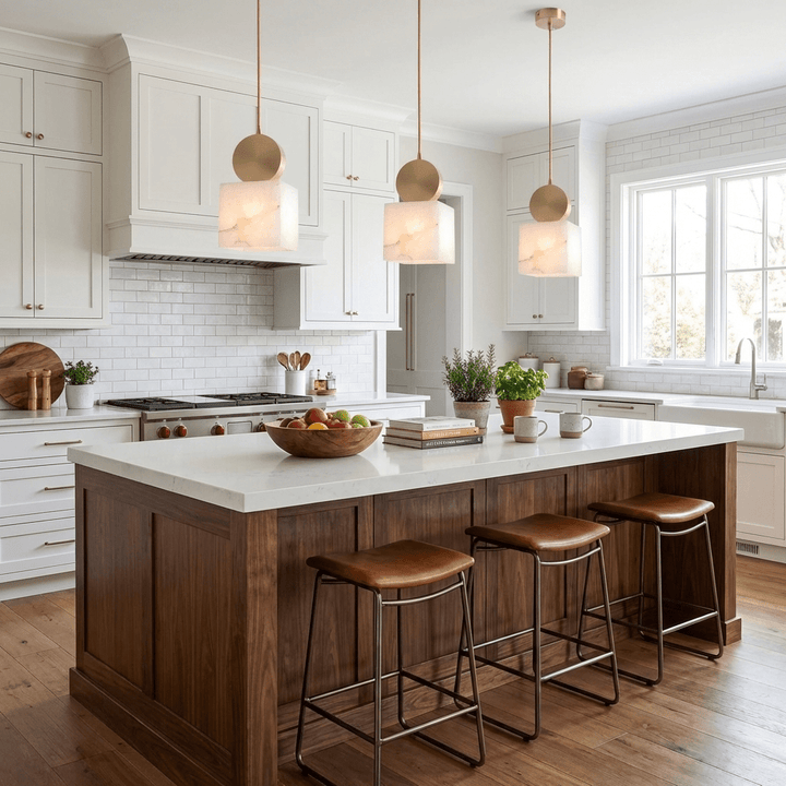 Etruscan Aabaster Pendant Light - Vakkerlight