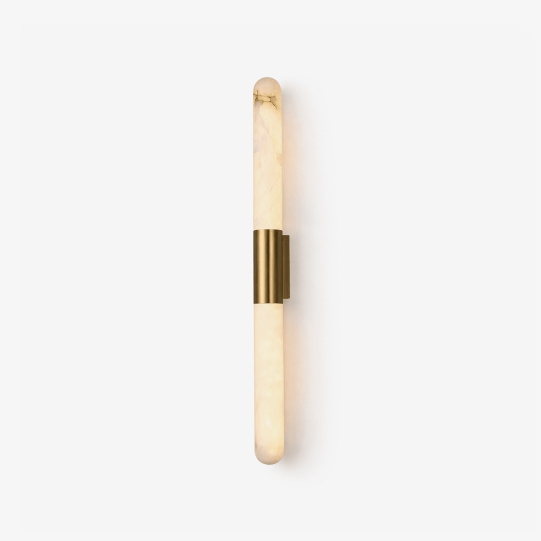 Velin Alabaster Tube Wall Sconce - Vakkerlight