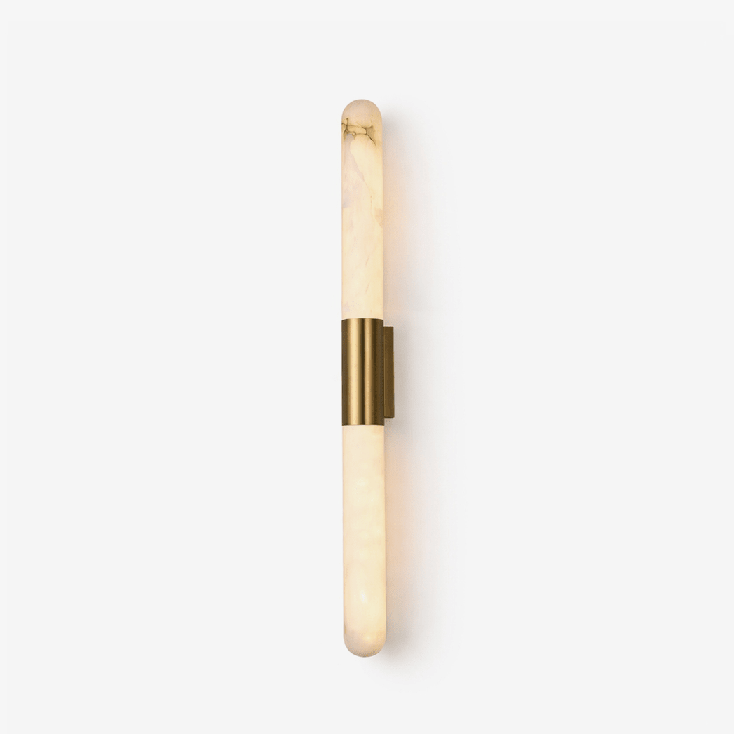 Velin Alabaster Tube Wall Sconce - Vakkerlight