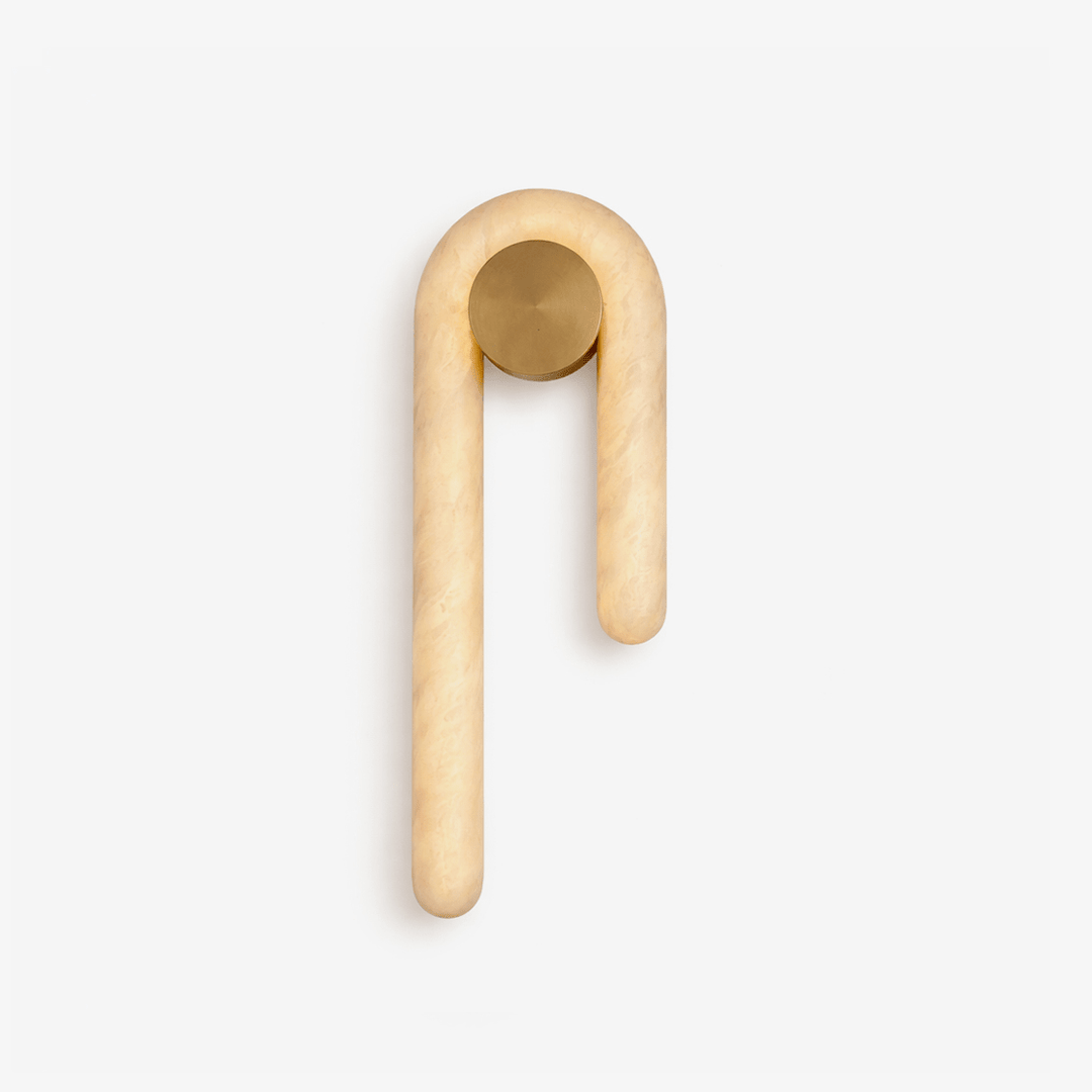 Arlo Loop Alabaster Wall Light - Vakkerlight