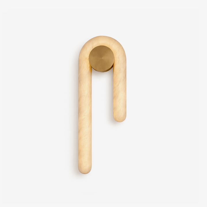 Arlo Loop Alabaster Wall Light - Vakkerlight