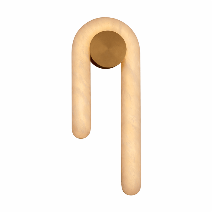 Arlo Loop Alabaster Wall Light - Vakkerlight