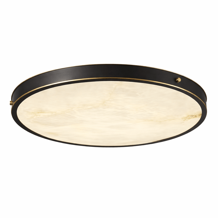 Aureon Alabaster Round Ceiling Lamp - Vakkerlight