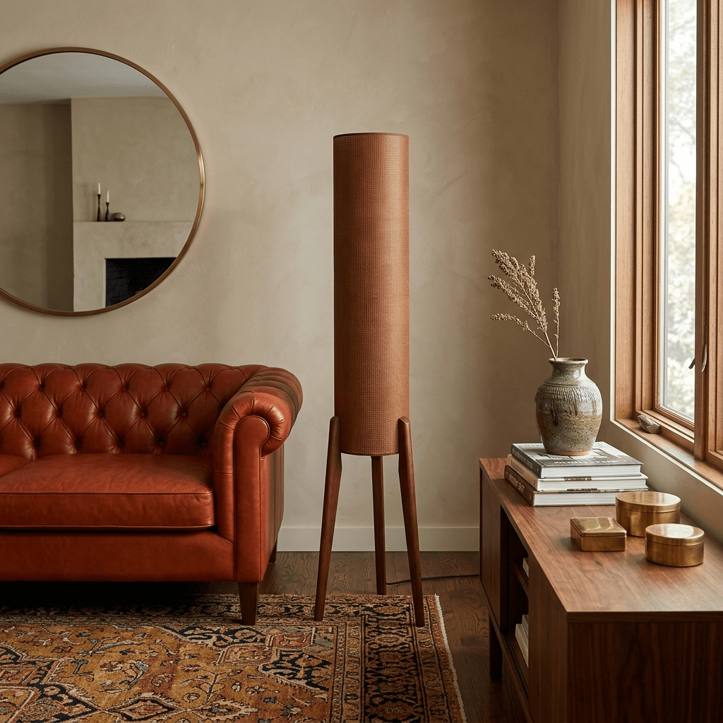 Terra Ink Column Floor Lamp - Vakkerlight