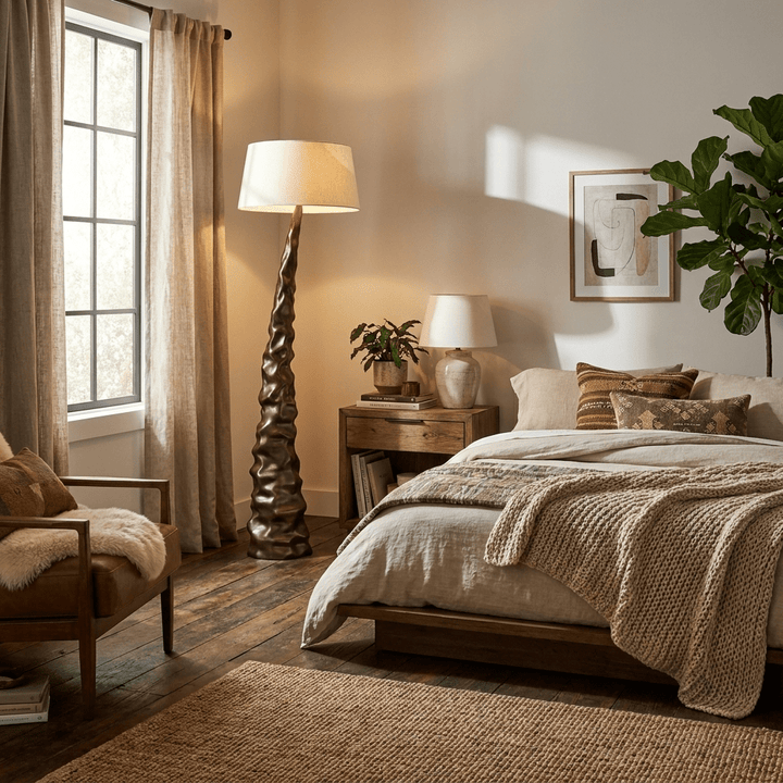 Sculpted Peak Floor Lamp - Vakkerlight
