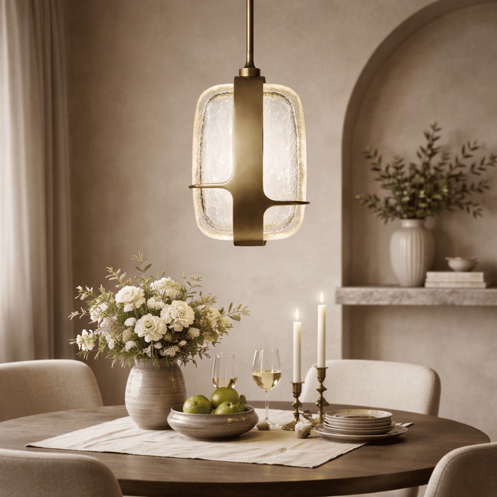 Ardin Textured Glass Pendant Lamp - Vakkerlight